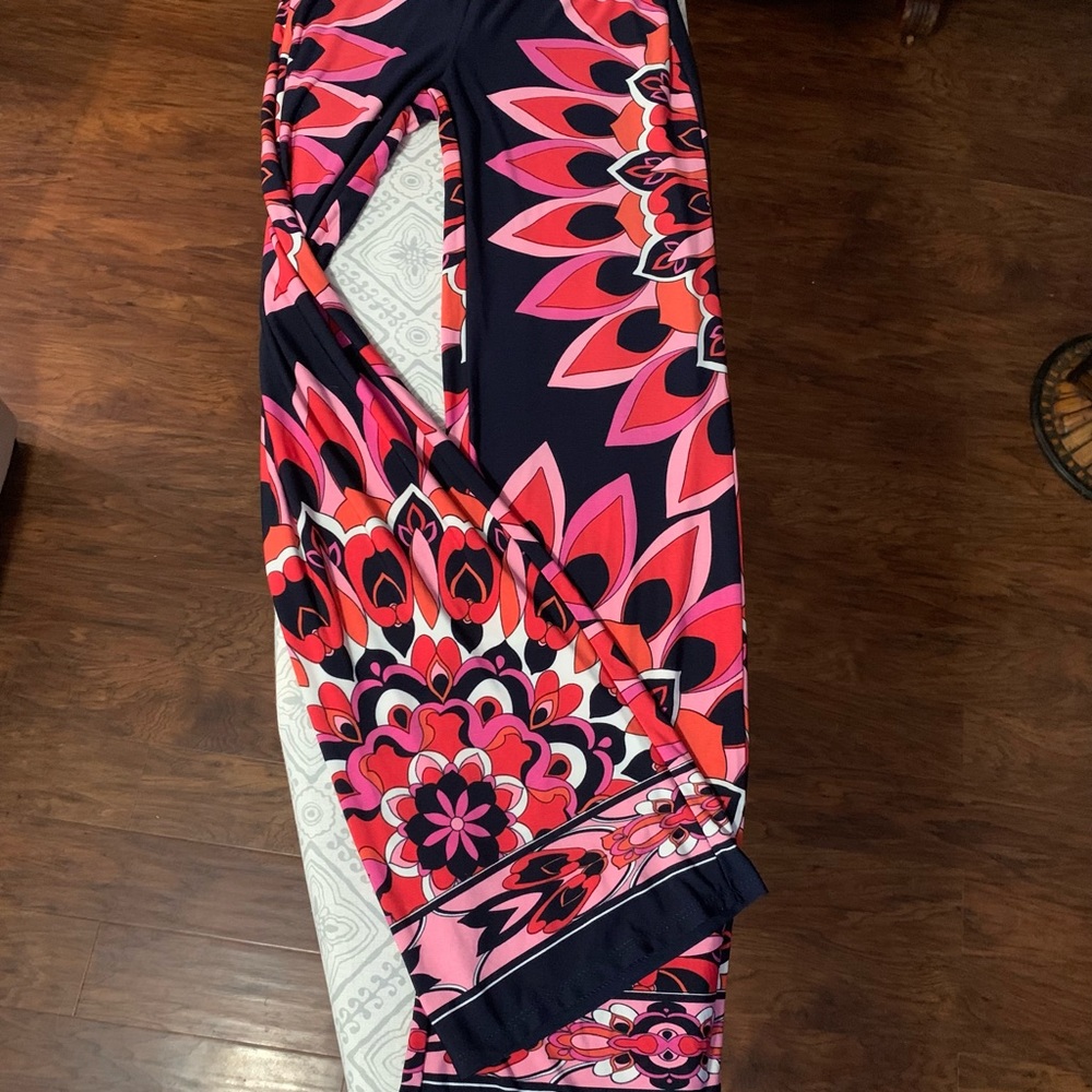 60s vibe floral pants